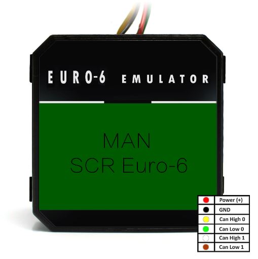 Эмулятор MAN Euro 6 для системы AdBlue. Отключает SCR мочевину AdBlue и NOX на Man TGX и TGS